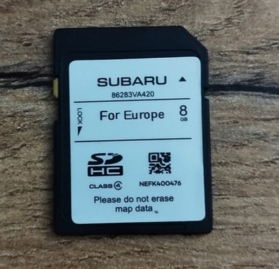 SUBARU FORESTER MAPAS GPS HARMAN HARDON  