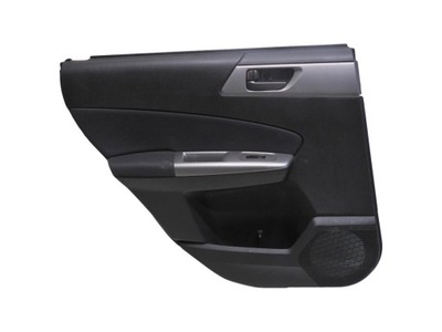 Обивка дверь левый задняя subaru forester iii фото №1