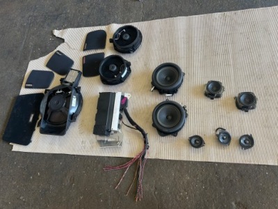 Audi a8 d3 lift аудиосистема surround bose комплект 4e0910223q фото №1
