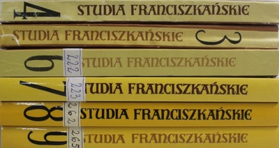 Studia franciszkańskie 6 tomów