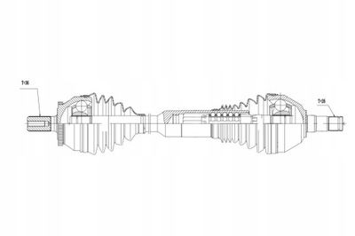 Euro привідний вал vo-8-113a привідний вал фото №1