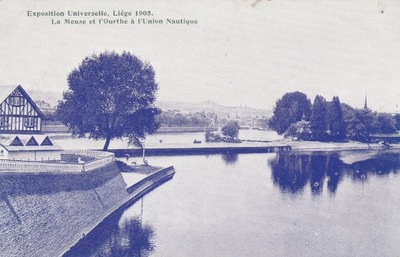 1154.Belgia Liege,Wystawa Rok 1905,Przedwojenna Pocztówka