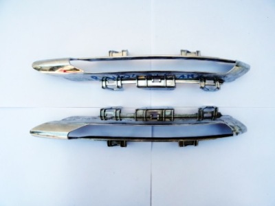 Молдинг хром бампера mercedes w204 правая i левая фото №1