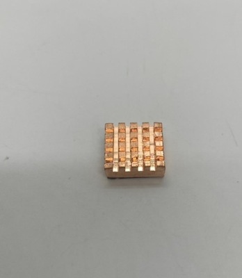 Miedziany radiatorek do Raspberry Pi 4