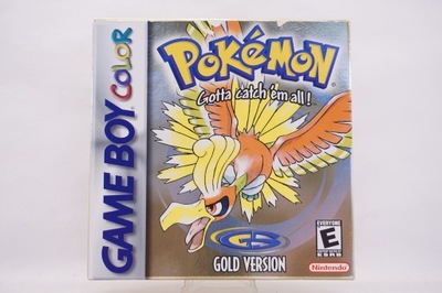 Pokemon Gold Version Nintendo Game Boy Color NOA