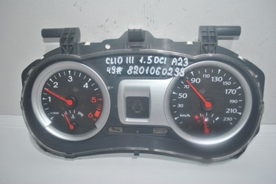 Счетчик renault clio iii 1.5 dci 8201060299 фото №1