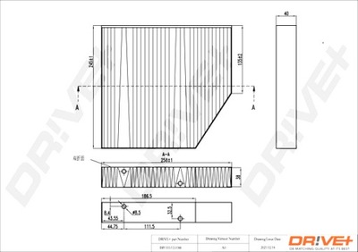 DRIVE+ FILTER CABINS MERCEDES 16- E-KLASA WEG LOWY  