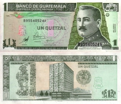 # GWATEMALA - 1 QUETZAL - 1998 - P-99 - UNC