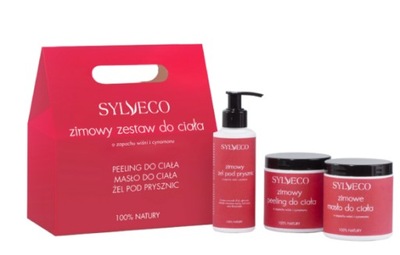 SYLVECO ZIMOWY ZESTAW DO CIAŁA WIŚNIA PEELING MASŁO ŻEL 100% NATURY 10.2024