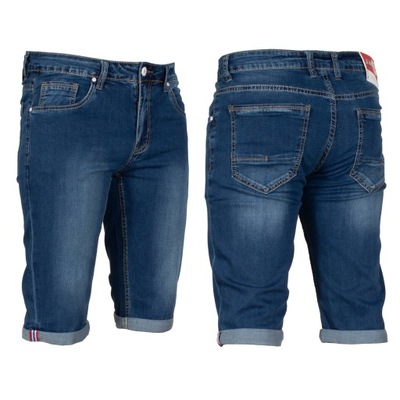 Krótkie spodnie męskie W:39 106 CM spodenki jeans