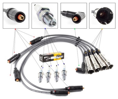ПРОВОДА + СВЕЧИ NGK SEAT CORDOBA 1.6 1.8 2.0 I