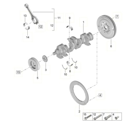 Підкладка упорна porsche macan 2.0 r4 paf000033 фото №1