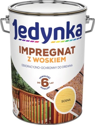Jedynka Impregnat Do Drewna Z Woskiem Sosna 5L