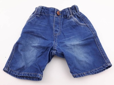 ZARA jeansowe KRÓTKIE SPODENKI na lato _ 12-18m