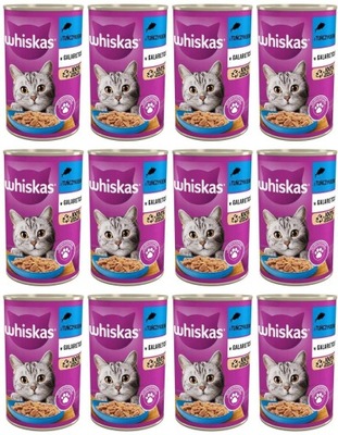 Whiskas Adult w galaretce Tuńczyk 12 x 400 g