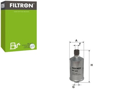 FILTRON FILTRAS DEGALŲ PP829 : ALFA ROMEO 146 1.4 VW TRANSPORTER T4 2.5 