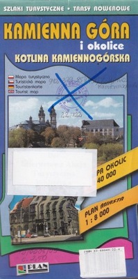 Kamienna Góra i okolice Kotlina mapa