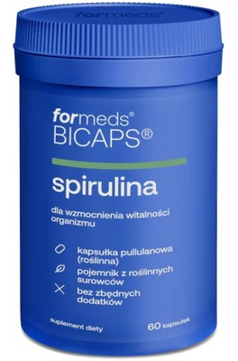 Bicaps SPIRULINA HAWAJSKA bez dodatków FORMEDS