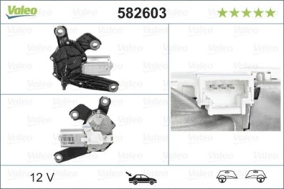 582603 valeo двигун двірник задня citroen c2 09/20 фото №1