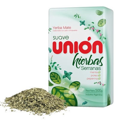 Yerba Mate Union Hierbas serranas 500g od TARAGUI