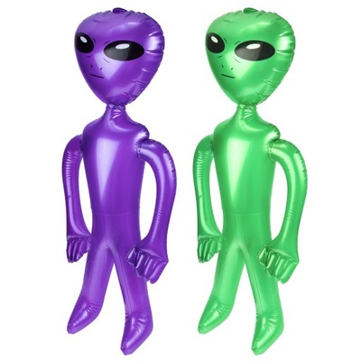 Zabawki na Halloween Alien nadmuchuje nadmuchiwanego kosmitę