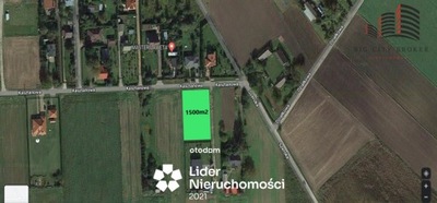 Działka, Nowy Krępiec, 1500 m²