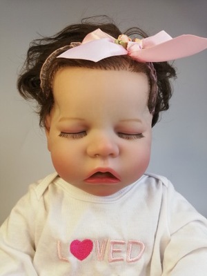 Lalka Winylowa Reborn Baby Doll JAK ŻYWA noworodek PREZENT DZIEŃ DZIECKA
