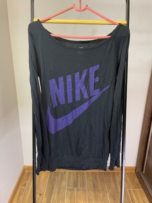 Bluzka z długim rękawem Nike damska duże logo S M