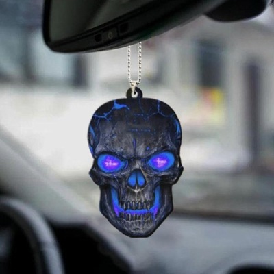 FOR INTERIOR CAR SKULL MIRROR OSOBOWOSC 7  