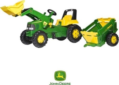 Rolly Toys rollyJunior Traktor Na Pedały John Deere 3-8 Lat OUTLET