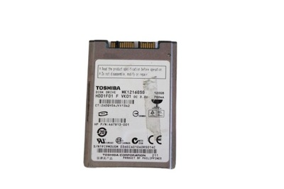 DYSK HDD 1,8" 120GB TOSHIBA MK1216GSG