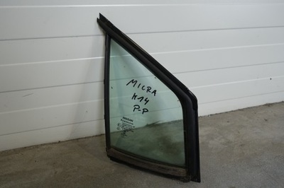 Nissan micra k14 стекло дверь малый правый перед фото №1