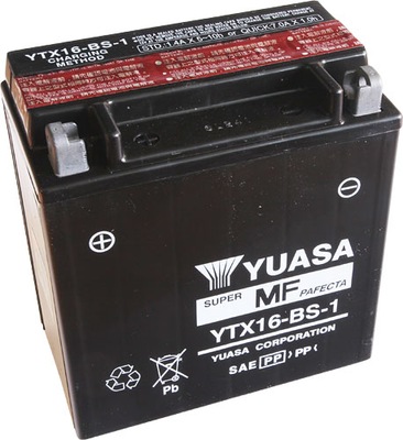 АККУМУЛЯТОР YUASA YTX16-BS VS VL LT-A LT-F VL