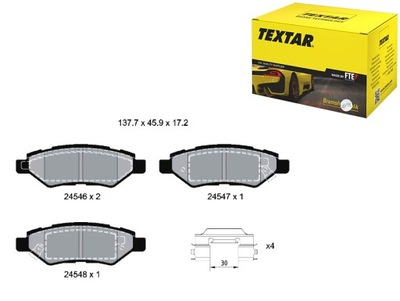 КОЛОДКИ ГАЛЬМІВНІ ЗАД CADILLAC CTS CTS SPORT SRX CHEVROLET CAMARO FORD