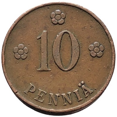 90232. Finlandia, 10 pennia, 1919r.