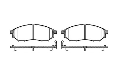 Remsa тормозные колодки тормозные infiniti ex 37 фото №1