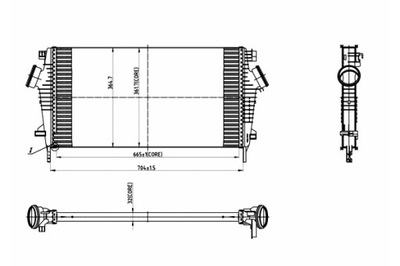 HART INTERCOOLER AUŠINTUVAS ORO INSIGNIA 2.0CDTI 08- 