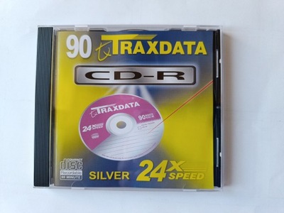 Traxdata CD-R SILVER x24 800MB 90min. 1szt