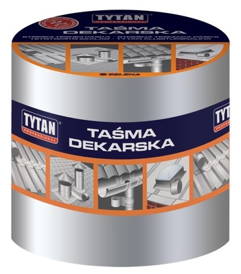 Taśma dekarska bitum Tytan 30cm*10mb Aluminium