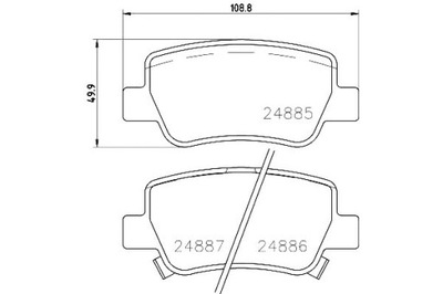 HELLA SET - SET PADS BRAKE 4466050 - milautoparts-fr.ukrlive.com