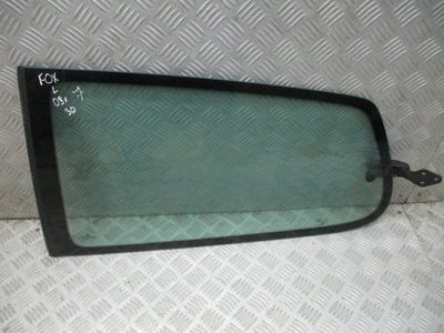 Стекло боковая левая задняя vw fox фото №1