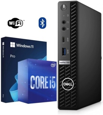 Miniaturowy PC Dell OptiPlex 7090 Micro i5-11500T 8/256GB SSD