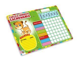 Tablica dobrego zachowania zielona