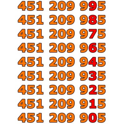 Zestaw Złoty Numer Łatwy Nr Orange na Kartę Startery Prepaid Telefon Firma