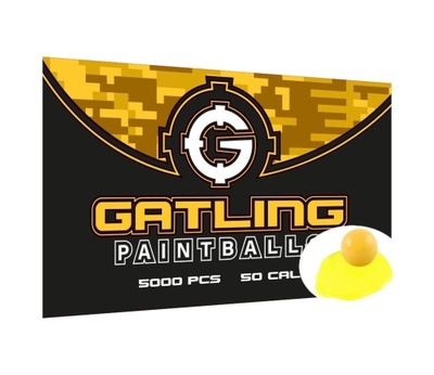 Gatling paintballs 0.50cal (5000szt)