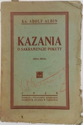 Kazania o sakramencie pokuty - Ks. Adolf Albin