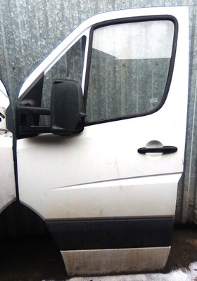 Vw crafter mercedes sprinter w906 двері перед передні ліва білий фото №1
