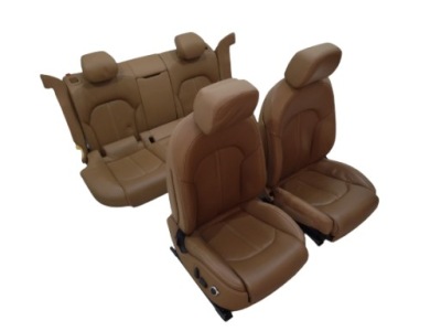 Оббивка сидіння перед заднє сидіння задня коричневий вентиляція audi a7 2011-2018r фото №1