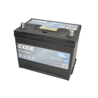 АКУМУЛЯТОР EXIDE PREMIUM 75AH 630A P+