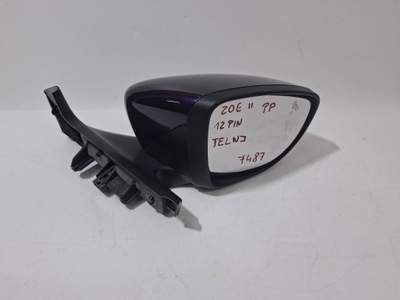 Зеркало наружное дверь правый перед 12 pin renault zoe ii lift 13- #7487 фото №1